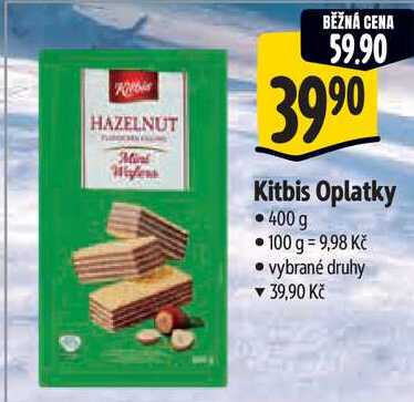 Kitbis Oplatky, 400 g