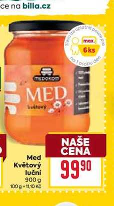 Med Květový luční 900 g 