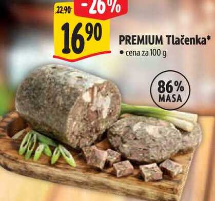 PREMIUM Tlačenka, cena za 100 g