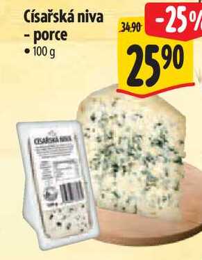 Císařská niva - porce, 100 g