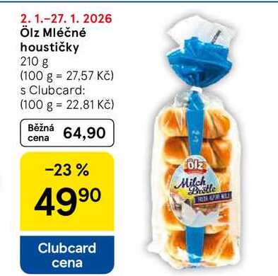 Ölz Mléčné houstičky, 210 g  