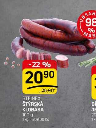 ŠTÝRSKÁ KLOBÁSA 100 g 