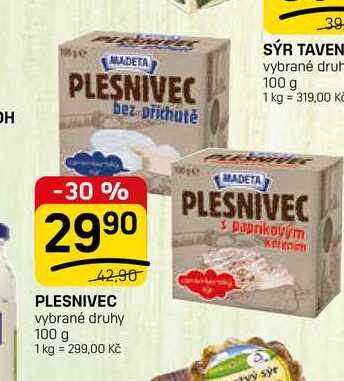 PLESNIVEC vybrané druhy 100 g