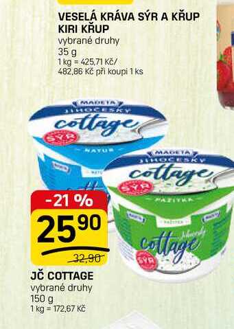 JČ COTTAGE vybrané druhy 150 g 