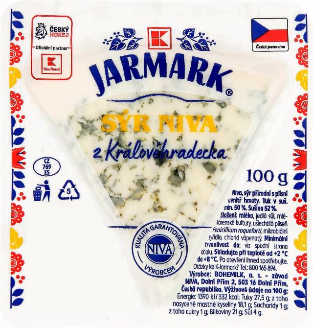 K-JARMARK Niva sýr s modrou plísní