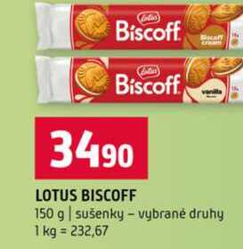 LOTUS BISCOFF 150 g sušenky vybrané druhy