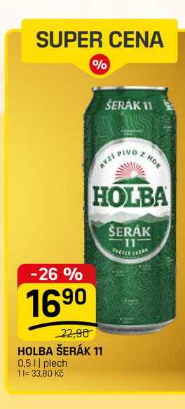 HOLBA ŠERÁK 11 0,5 plech 