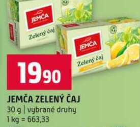 JEMČA ZELENÝ ČAJ 30 g vybrané druhy 