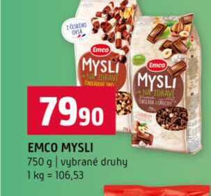EMCO MYSLI 750 g vybrané druhy 