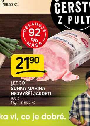 ŠUNKA MARINA NEJVYŠŠÍ JAKOSTI 100 g