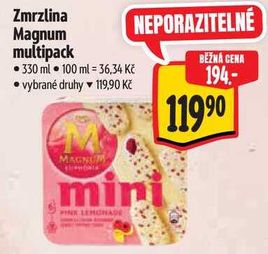 Zmrzlina Magnum multipack, 300 g