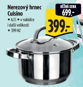 Nerezový hrnec Cuisino
