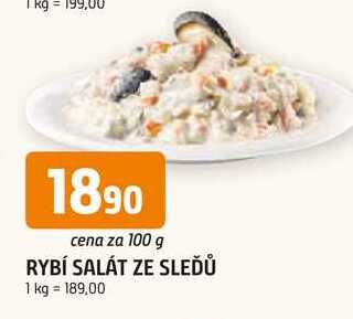 RYBÍ SALÁT ZE SLEĎŮ 100 g