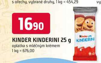 KINDER KINDERINI 25 g 
