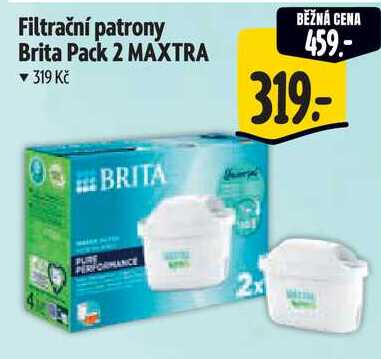 Filtrační patrony Brita Pack 2 MAXTRA 