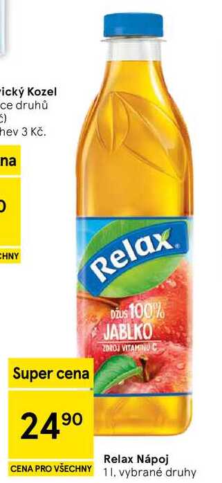 Relax Nápoj vybrané druhy, 1 l  