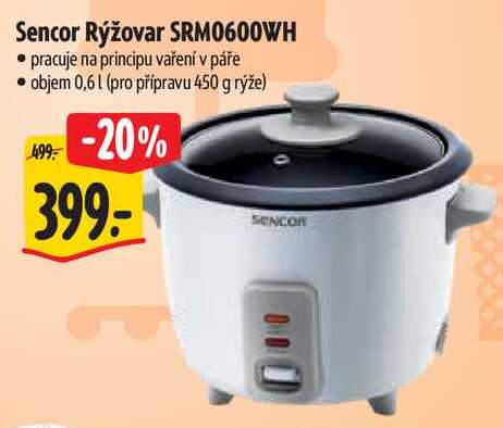 Sencor Rýžovar SRM0600WH