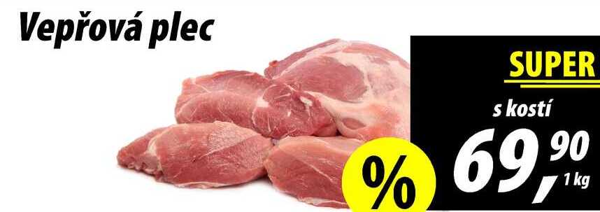 Vepřová plec s kostí, 1 kg