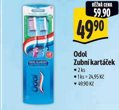 Odol Zubní kartáček, 2 ks