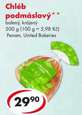 Chléb podmáslový, 500 g