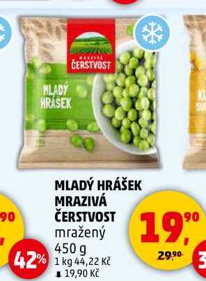 MLADÝ HRÁŠEK MRAZIVÁ ČERSTVOST, 450 g 
