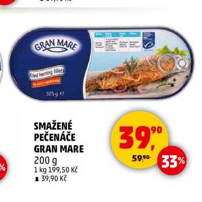 SMAŽENÉ PEČENÁČE GRAN MARE, 200 g