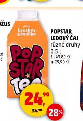 POPSTAR LEDOVÝ ČAJ, 0,5 l