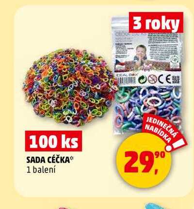 SADA CÉČKA, 100 ks