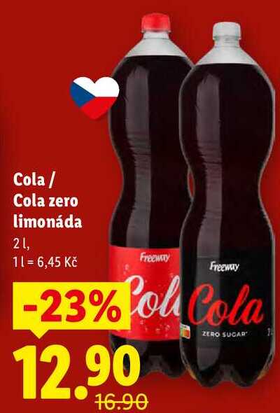 Cola/Cola zero limonáda, 2 l