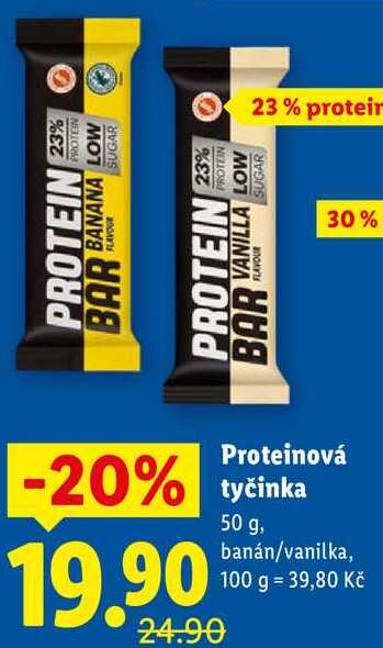 Proteinová tyčinka, 50 g