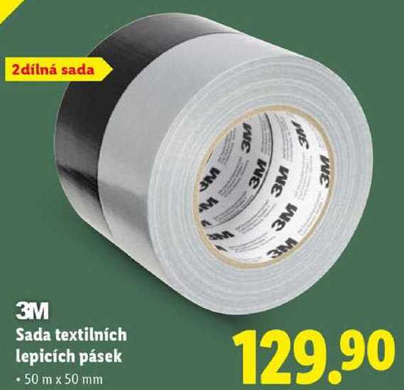 Sada textilních lepicích pásek 