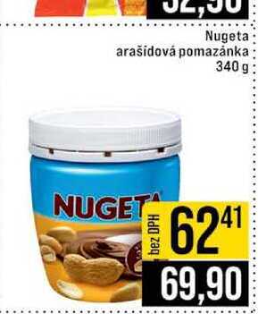 Nugeta arašidová pomazánka 340 g 