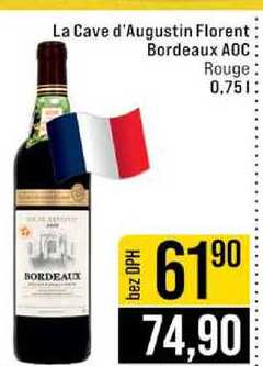 La Cave d'Augustin Florent Bordeaux AOC Rouge 0.75l