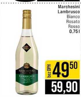 Marchesini Lambrusco Bianco Rosato Rosso 0,75l 