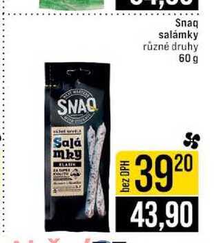 Snaq salámky různé druhy 60 g 