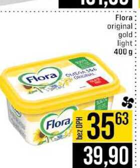 Flora original gold light 400 g  v akci