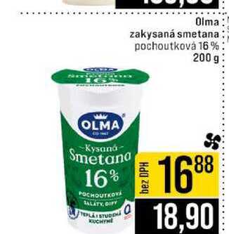 Olma zakysaná smetana pochoutková 16% 200 g 