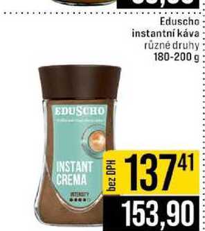 Eduscho instantní káva různé druhy 180-200 g