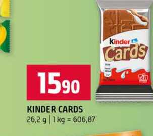 KINDER CARDS 26,2 g 