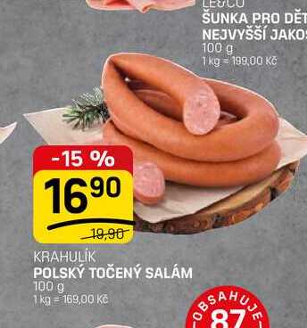 POLSKÝ TOČENÝ SALÁM 100 g