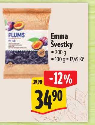 Emma Švestky  200 g 