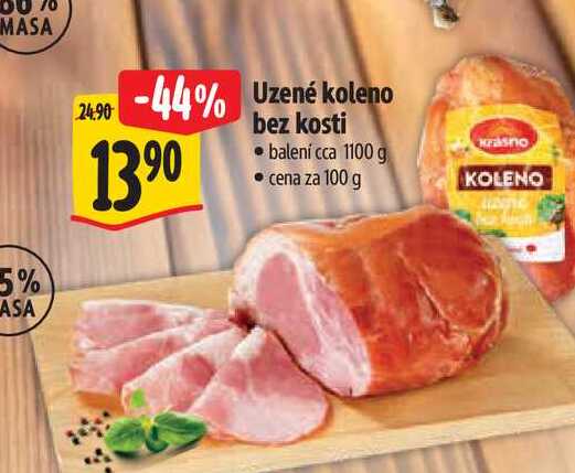  Uzené koleno bez kosti  100 g