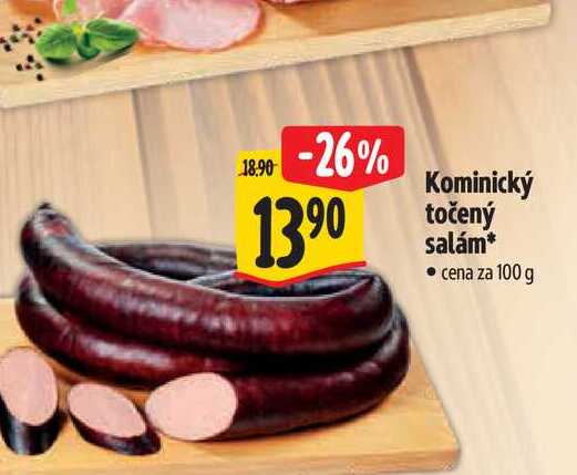   Kominický točený salám 100 g 