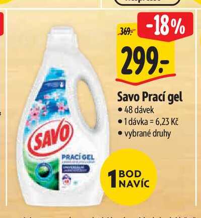 Savo Prací gel 48 dávek