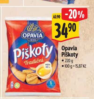   Opavia Piškoty  220 g  