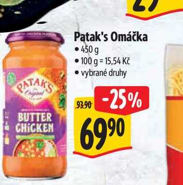  Patak's Omáčka  450 g  