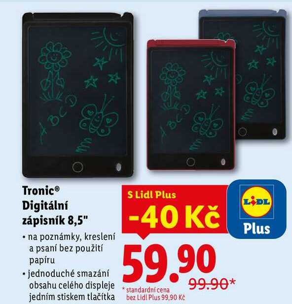 Tronic Digitální zápisník 8,5" 