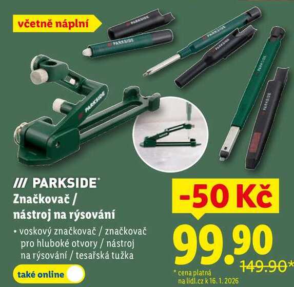 Značkovač/nástroj na rýsování 