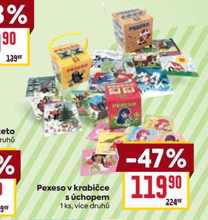 Pexeso v krabičce s úchopem 1 ks