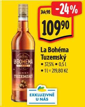 La Bohéma Tuzemský, 0,5 l